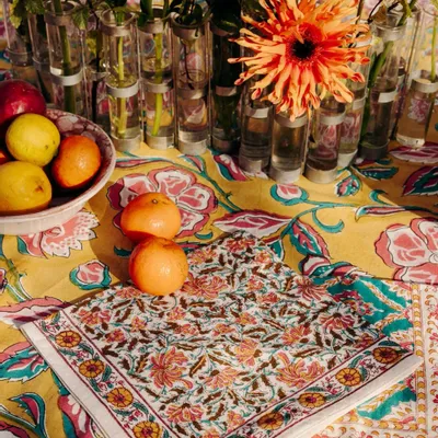 Table linen - Tablecloth Loni - JAMINI BY USHA BORA