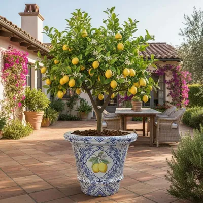 Decorative objects - Lemon ceramic pot - GUADARTE