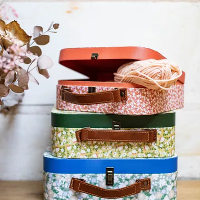 Papeterie - Boîtes de rangement décorées - MAISON ROYAL GARDEN