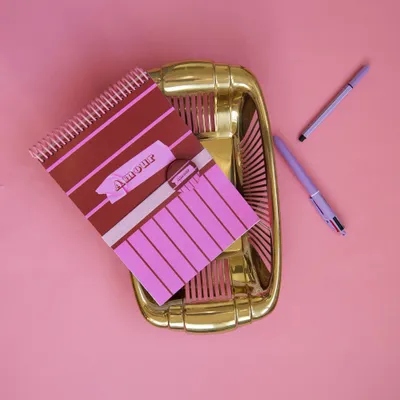 Papeterie - Carnet A5 « Amour » au design pop, fabriqué en France - MAUVAISES GRAINES