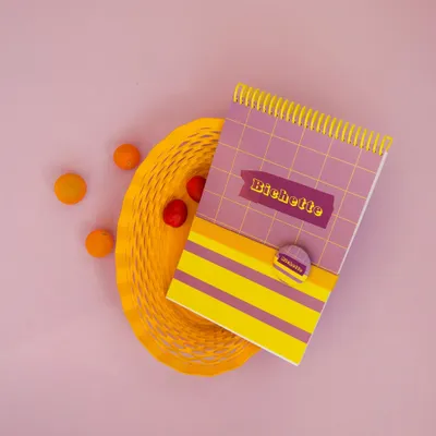 Papeterie - Carnet A5 « Bichette » au design pop, fabriqué en France - MAUVAISES GRAINES