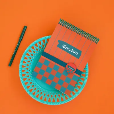 Stationery - A5 “Chaton” notebook with a pop design, made in France - MAUVAISES GRAINES