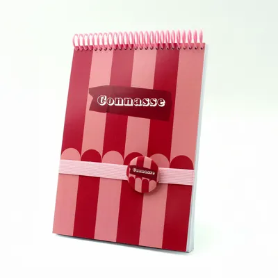 Stationery - Connasse” A5 notebook with a pop design, made in France - MAUVAISES GRAINES