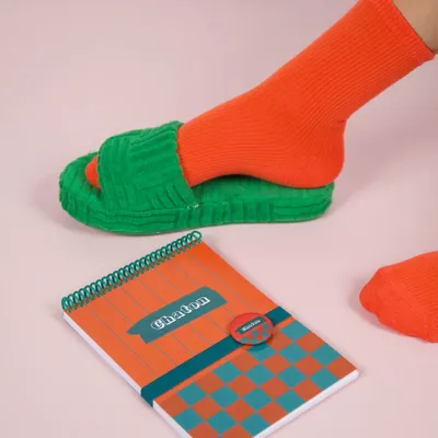 Stationery - A5 “Chaton” notebook with a pop design, made in France - MAUVAISES GRAINES