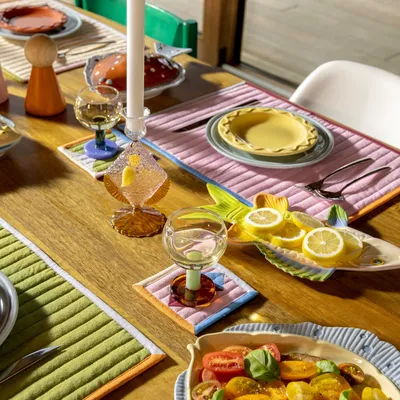 Candlesticks and candle holders - Candle holder fish pink - &KLEVERING