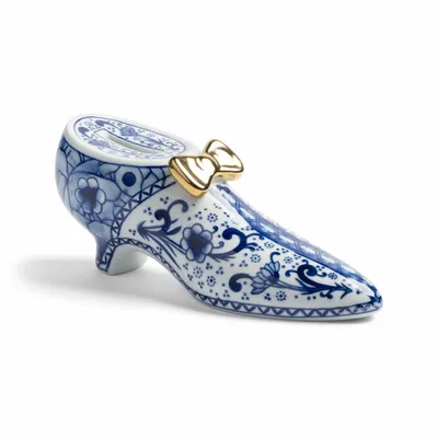 Decorative objects - Coinbank delftware shoe - &KLEVERING