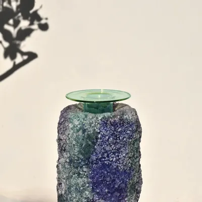 Vases - Silva Mineralis Amethysta Smaragdina — vase sculptural - COKI