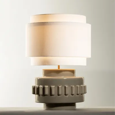 Lampes à poser - Lampe Criptana grise - ARCHIBALDA