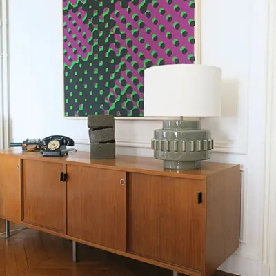 Lampes à poser - Lampe Criptana grise - ARCHIBALDA