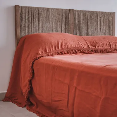 Linge de lit - Couvre lit frangé GANGFRANGE 250x250 cm - BED AND PHILOSOPHY