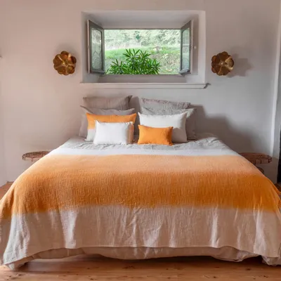 Cushions - Dip & Dye TANDEM cotton plaid 135x220 cm - BED AND PHILOSOPHY