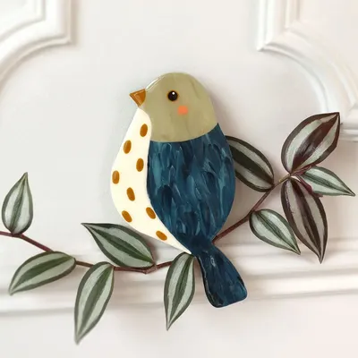 Other wall decoration - Oiseau bleu - TARATATA BIJOUX
