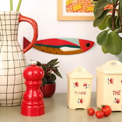 Other wall decoration - Red sardine - TARATATA BIJOUX