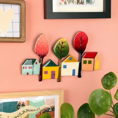 Autres décorations murales - Mon p'tit village - TARATATA BIJOUX