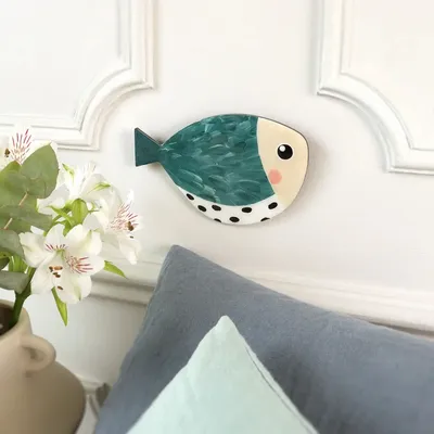 Other wall decoration - Blue fish - TARATATA BIJOUX