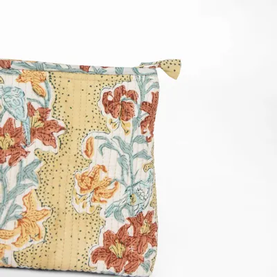 Sacs et cabas - BLOCK PRINTED QUILTED PURSE - MUSTURD MEHER - CRAFT BOAT