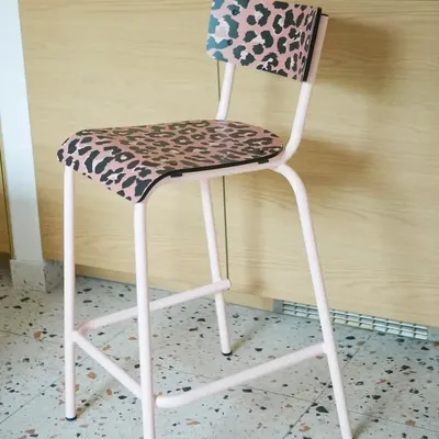 Kitchens furniture - Suzie retro bar high chair - height 90 and 100cm - LES GAMBETTES
