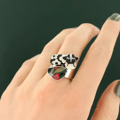 Jewelry - DAISY RING, SILVER MULTI COLOR - TARATATA BIJOUX