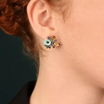 Jewelry - MINI CHIPS, SILVER AND BLUE COLOUR - TARATATA BIJOUX