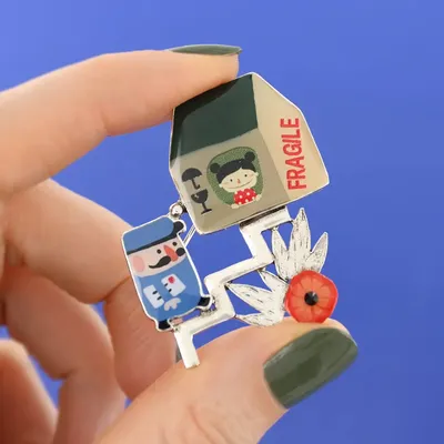 Jewelry - SILVER MULTI PIROUETTE BROOCH - TARATATA BIJOUX