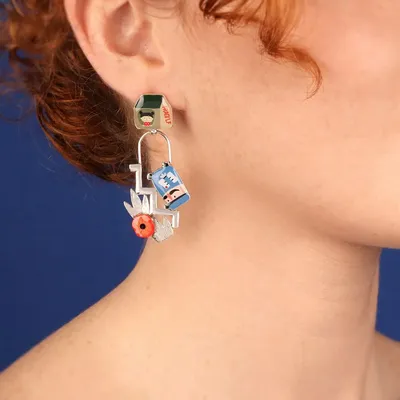 Jewelry - SILVER MULTI-COLOR PIROUETTE CHIPS - TARATATA BIJOUX