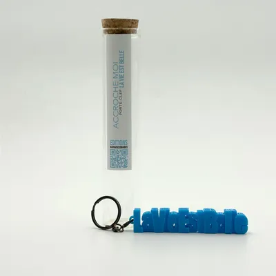 Petite maroquinerie - Porte-clés à message – LA VIE EST BELLE - MAUVAISES GRAINES