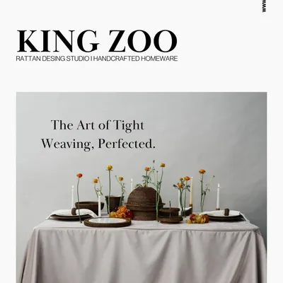 Platter and bowls - Tableware Collection I - KING ZOO