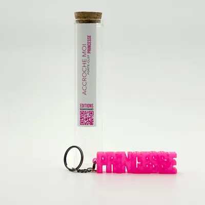 Cadeaux - Porte-clés à message – PRINCESSE - MAUVAISES GRAINES