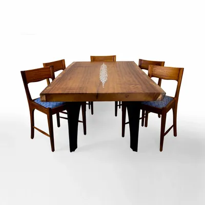 Dining Tables - Cluster - Table - Iroko Wood - DAMJ