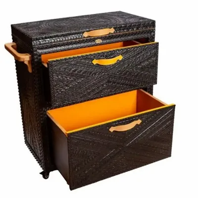 Console table - COFFRE BAR PNEUX RECYCLÉS - BADEE