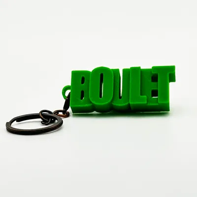 Leather goods - Message keychain — BOULET - MAUVAISES GRAINES