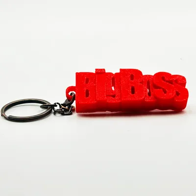Leather goods - Message keychain — Big Boss - MAUVAISES GRAINES