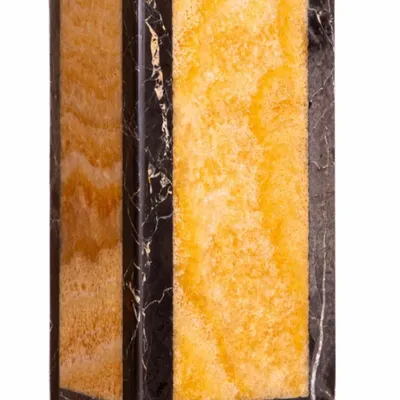 Table lamps - Noor monolith,illuminated stone column - MAISON AETHERION