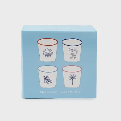 Mugs - Mug seaside stories / set of 4 - AND NOOK