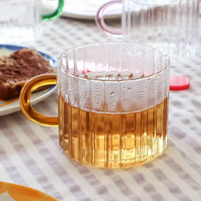 Glass - Glass whimsey rainbow / set of 4 - AND NOOK