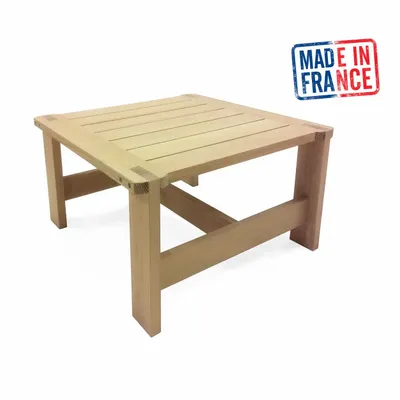 Lawn tables - Ezen low table in robinia wood - EZEÏS