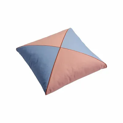 Coussins textile - Day 3 — Soft Blue / Shell Pink / Ochre, 40×40 cm - SOFEN
