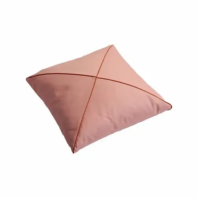 Coussins textile - Day 6 — Shell Pink / Ochre, 40×40 cm - SOFEN