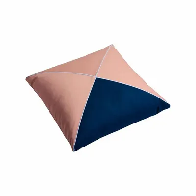 Coussins textile - Dawn 2 — Ocean / Shell Pink / Light Blue, 40×40 cm - SOFEN
