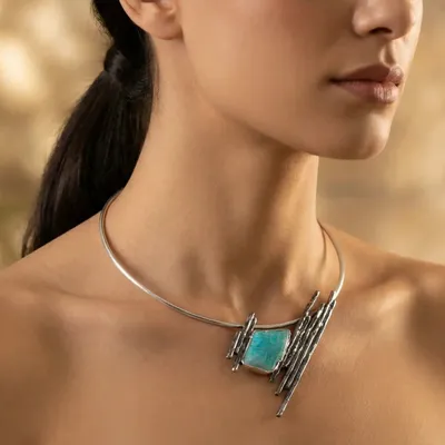 Jewelry - Sigil Choker Necklace - V UNIQUENESS FINE GREEK JEWELRY