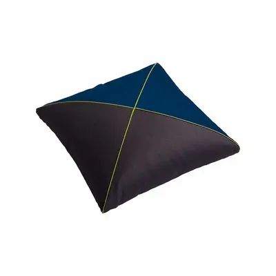 Fabric cushions - Shade 4 — Ocean / Rain Pebble / Bright Moss, 40×40 cm - SOFEN