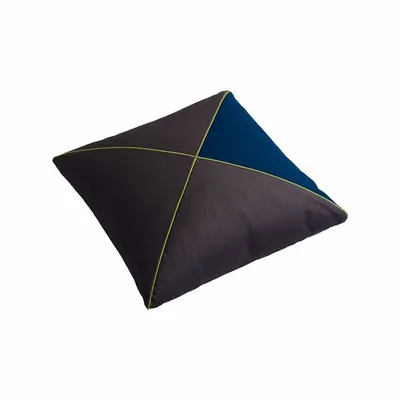 Fabric cushions - Shade 5 — Ocean / Rain Pebble / Bright Moss, 40×40 cm - SOFEN