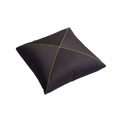 Fabric cushions - Shade 6 — Rain Pebble / Bright Moss, 40×40 cm - SOFEN