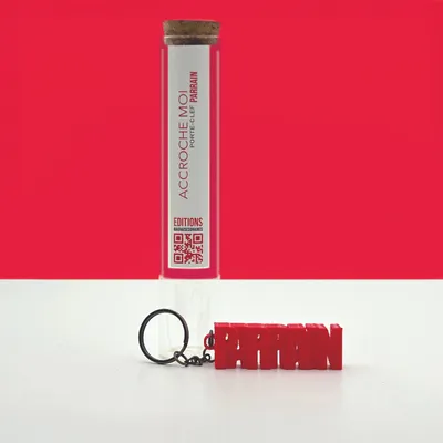 Cadeaux - Porte-clés à message – PARRAIN - MAUVAISES GRAINES