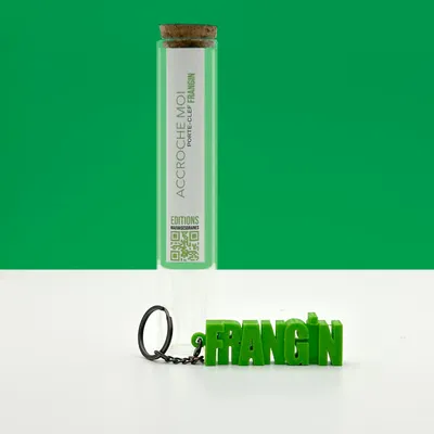 Leather goods - Message keychain — FRANGIN - MAUVAISES GRAINES