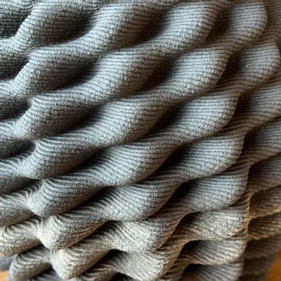Ceramic - table lamp - Pillow lava - ceramic black sandstone and sand - ANNE-SOPHIE AIMÉ