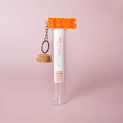 Leather goods - Message keychain — BISOU - MAUVAISES GRAINES