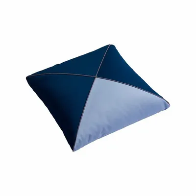 Fabric cushions - Salt 5 — Soft Blue / Ocean / Silver Gray, 40×40 cm - SOFEN