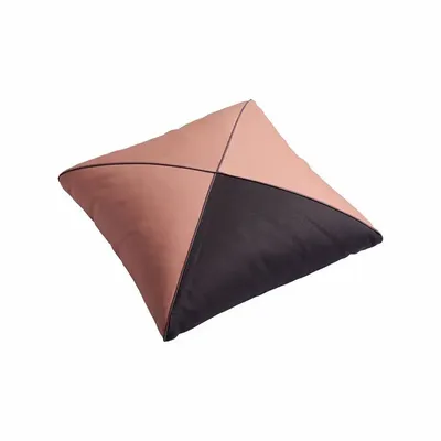 Fabric cushions - Nude 2 — Shell Pink / Rain Pebble / Silver Gray, 40×40 cm - SOFEN