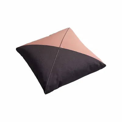Fabric cushions - Nude 4 — Shell Pink / Rain Pebble / Silver Gray, 40×40 cm - SOFEN
